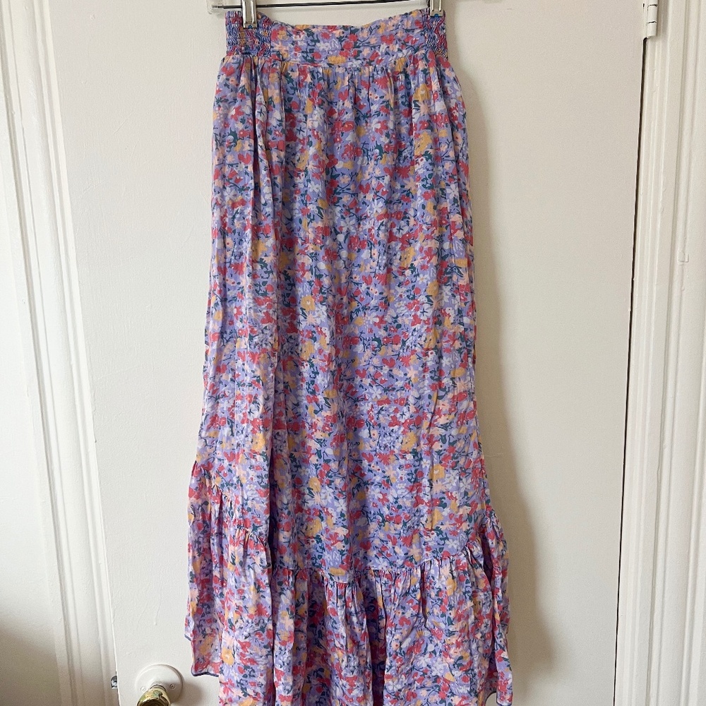 Free People Floral Maxi Skirt 🩷